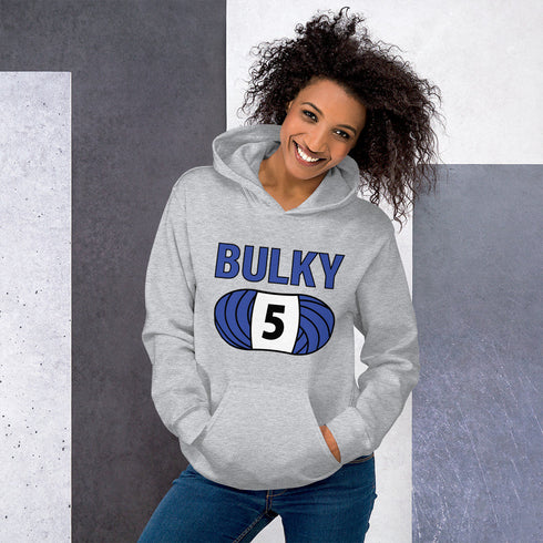 BULKY! Unisex Yarn Lover's Hoodie, Knitting Shirt, Crochet Shirt, Yarn Shirt, Knitting Sweatshirt, yarn lover gift, knit gift, knitter gift